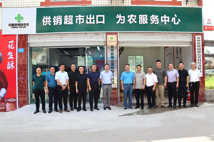 省供销社总会计师、省供投集团党委书记、董事长、总裁彭刚专题调研集团公司资中“两端两网”试点建筑工作推进情况